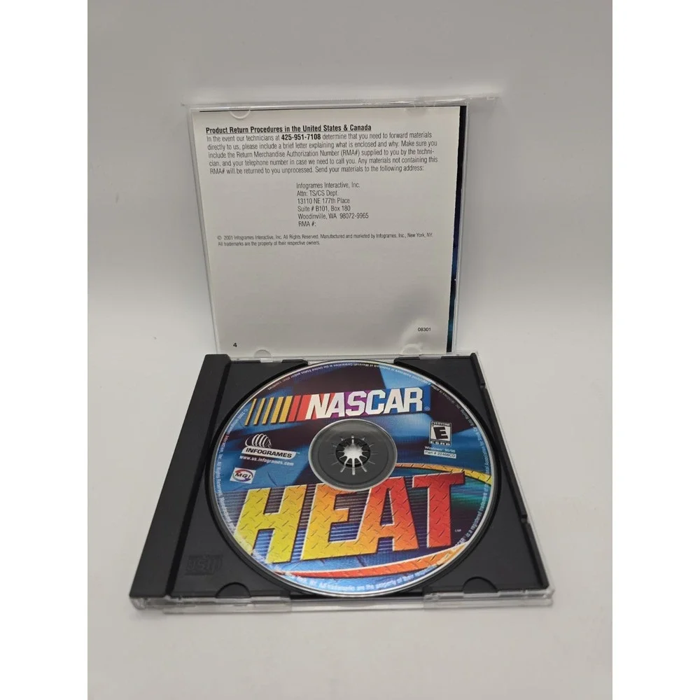 NASCAR Heat Jewel Case (PC, 2001)